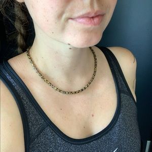 Scatter Dot Animal Print Necklace